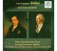 Zelter,carl Friedrich - Goethe-lieder