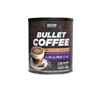 Zelthy Nutrition Bullet Coffee - Café Funcional con MCT, Colágeno y Taurina - 300g Polvo Sin Azúcar (300g, Café Espresso)