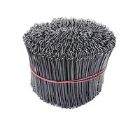 Zeluga 23-270 6 pulgadas. Calibre 16 1000 pc. Acero recocido negro doble bucle refuerzo cable de refuerzo bridas de alambre