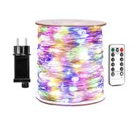 ZELUXDOT Guirnalda Luces Hadas LED 120m 1200 LEDs Multicolor, 8 Modos, Cadena de Luces con Enchufe y Alambre de Plata, para Interior y Exterior, Navidad, Jardín, Boda, Terraza, Porche, Decoración