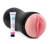 ZEMALIA GINA 2 In 1 Masturbador Realista Con Lengua Y Dientes Y Apretado Vagina, 3D Texturas Masturbadores Masculinos, Juguetes Eróticos para Adultos, Juguete Sexual, Masturbádores Juguetes Sexuales
