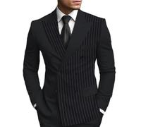 ZEMALON Men Suit Men Youth Classic All-Match Suit Men Business Work Casual Longsleeve Suit Men Slim Fit Lapel Fashion Suit Jacket A-15 S