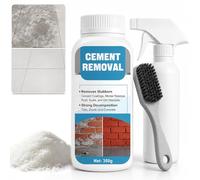 Zementlöser, Eliminador de Residuos de Cemento de Azulejos, Agente Desempañador de Cemento para Baldosas, Removedor de Concreto, Elimina Eficazmente Residuos Rebeldes, Agente de Limpieza, 350g