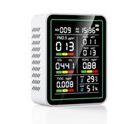 ZEMEOLLO Monitor de calidad del aire interior, 10 en 1, probador