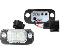 ZEMNLO 2 Luces LED for matrícula de Coche, for VW, Golf, Hatchback Cabriolet, Polo, MK3 6K, Seat, Ibiza 2, Toledo 1L, Córdoba 6K luz de matrícula de Coche