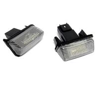 ZEMNLO 2 luces LED for matrícula de color blanco, for Auris E15 2007-2012 Avensis T27 Verso R2 2008-2012 Luz de matrícula de coche