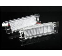 ZEMNLO 2x Luz LED de matrícula Canbus blanca, for 500L 600 Brava Bravo Croma Doblo Grande Punto Linea Punto Evo Multipla Marea Tipo Renegade Luz de matrícula de coche