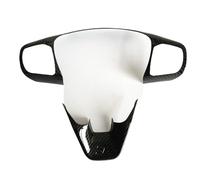 ZEMNLO Cubierta Interior del Volante Coche, Adornos, Pegatinas, Accesorios, Estilo de, for Ford, for Focus 2019 2020 MK4 ABS Adhesivo Decorativo para Llantas de Coche(Carbon Fiber)