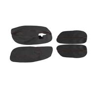 ZEMNLO For VW, for Golf, for 4 MK4, for Jetta, for Bora, 1998 1999 2000 2001 2002 2003 2004 2005 Sólo 3 Puertas Panel de reposabrazos de Puerta de Coche Embellecedor de Cubierta de Cuero de Gamuza Apo