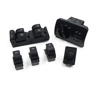 ZEMNLO Interruptor de faro ventana espejo lateral, for, A6 C5 RS6 S6, for ALLROAD, 1998-2004 4B0 959 851 855 4B1 565A 941 531C Botón del espejo interior del coche