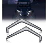 ZEMNLO Luces de señal giro UTV n.° 2884871 compatibles con Polaris, RZR XP 1000 Turbo 2019-2023 Conjunto luces delanteras LED IP67 Indicador de señal de giro de motocicleta