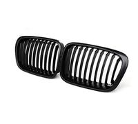 ZEMNLO Parrilla frontal negra brillante estilo listón, for, for E46 4 puertas 1998 1999 2000 2001 Car Styling Reemplazo de la parrilla del radiador del automóvi(Matt black)