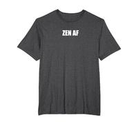 Zen AF Camiseta, Hombre Tallas Grandes, Jaspeado Oscuro, 2X Alto