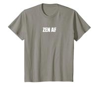 Zen AF Camiseta, Niños, Pizarra, 3 años