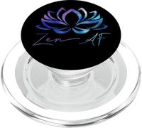 Zen AF Lotus Flower Regalo Divertido Ropa de Yoga Regalos Espirituales PopSockets PopGrip para MagSafe