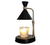 ZEN Aroma Zen'Aroma Calentador Candelino-Brurador eléctrico difusa los perfumes sin llama ni humo-prolonga la duración de las velas-regulador incorporado-altura ajustable, negro