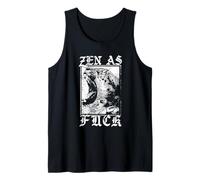 Zen as FCK - Tigre - Estética gótica vanguardista Camiseta sin Mangas