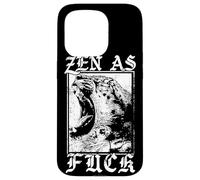 Zen as FCK - Tigre - Estética gótica vanguardista Carcasa para iPhone 15 Pro