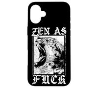 Zen as FCK - Tigre - Estética gótica vanguardista Carcasa para iPhone 16 Plus