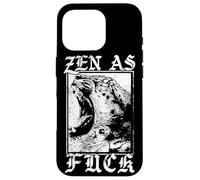 Zen as FCK - Tigre - Estética gótica vanguardista Carcasa para iPhone 16 Pro