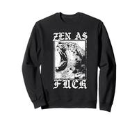Zen as FCK - Tigre - Estética gótica vanguardista Sudadera