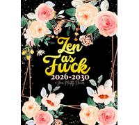 Zen as Fuck: 5-Year Monthly Sweary Planner For Women | 60 Months January to December Calendar Schedule Yearly Goals & To do List with Motivational ... Floral Design | Large Size 8.5 x 11 inches