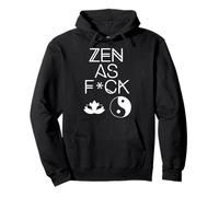 Zen As Fuck Mitología Budista Meditación Espiritual Gautama Sudadera con Capucha