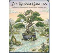 ZEN BONSAI GARDENS: A Meditative Coloring Journey Through Nature, Stone, and Spirit