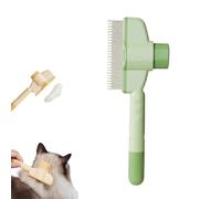 Zen Brush for Cats,Avatore Zenbrush Cat Comb,Self Cleaning Pet Comb Grooming Brush,Upgraded Brushs With Release Button for Massaging and Cleaning Shedding Hair (1PC-B)