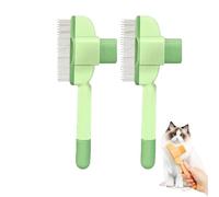 Zen Brush for Cats, Self-Cleaning Pet Comb Grooming Brush, CatDogComb Pet Grooming for Massaging and Cleaning Shedding Hair