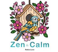 Zen & Calm: Bold and Easy Zendoodle Inspired coloring book. Mindfulness and Stress Free coloring book for Adults and Kids.