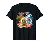 Zen Capybara Call Center Meditación Caos Camiseta