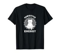 Zen Cat And Pawsitive Energy - Arte de yoga para hombres y mujeres Camiseta