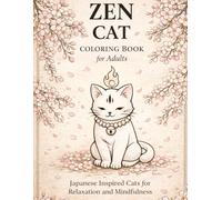 ZEN CAT COLORING BOOK for Adults: Japanese Inspired Cats for Relaxation and Mindfulness