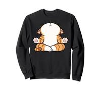 Zen Cat Yoga Pose Lindos Amantes de los Animales Sudadera