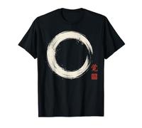 Zen Circle Enso Budismo Meditación Caligrafía Japonesa Camiseta