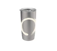 Zen Circle Enso Budismo Meditación Yoga Cultura Japonesa Vaso térmico de acero inoxidable de doble pared