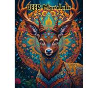 Zen Deer: Advanced & Intricate Geometric Patterns of Majestic Stags and Does for Focus.