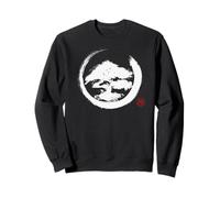 Zen Enso Circle - Arte de Pincel de montaña Sumi-e Sudadera