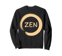 Zen Enso Circulo Mindfulness Meditación Símbolo Arte Sudadera