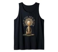 Zen es el nuevo diseño de meditación negro para niñas yoga Camiseta sin Mangas