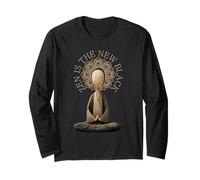 Zen es el nuevo diseño de meditación negro para niñas yoga Manga Larga