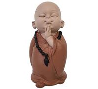 Zen et Ethnique Pequeño monje de resina