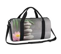 Zen Flower - Bolsa de lona deportiva japonesa para fin de semana, bolsa de viaje informal para viajes, gimnasio, equipaje, para niños, niñas, niños, mujeres y hombres
