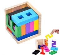 Zen Fun Unsolvable Puzzle Cube, rompecabezas más difícil del mundo para adultos - Pequeño, rompecabezas de madera 3D, resolver rompecabezas cerebrales, cubo 3D único y difícil - Número 0-9