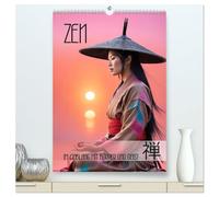 Zen - im Einklang mit Körper und Geist (hochwertiger Premium Wandkalender 2026 DIN A2 hoch), Kunstdruck in Hochglanz: Inspirierende Darstellungen ... eingehüllt in eine Aura spiritueller Harmonie