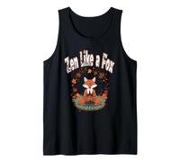 ZEN LIKE A FOX espiritualidad meditación yoga para espiritual Camiseta sin Mangas