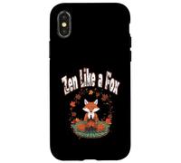 ZEN LIKE A FOX espiritualidad meditación yoga para espiritual Carcasa para iPhone X/XS