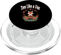 ZEN LIKE A FOX espiritualidad meditación yoga para espiritual PopSockets PopGrip para MagSafe