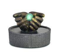 Zen Luz Lhasa Fontaine Interior Marrón Oscuro 30 x 30 x 22 cm